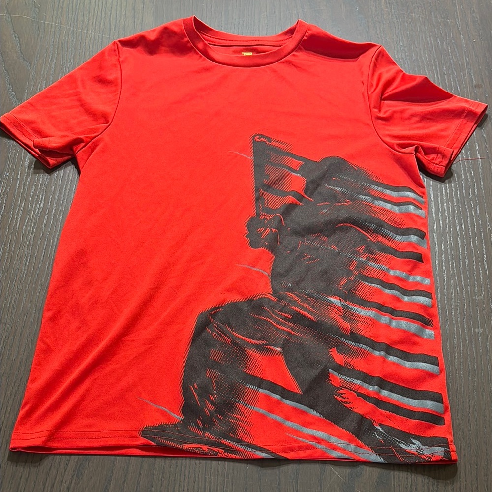 Red Graphic Youth Medium T-Shirt